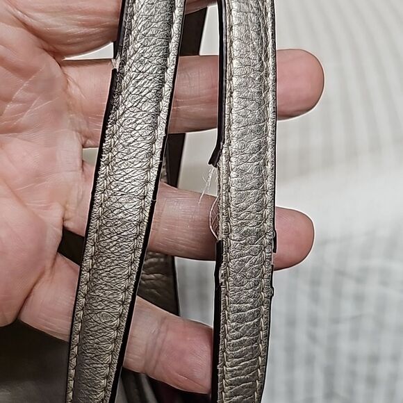 Coach Vintage Silver Leather Purse - Picture 13 of 14